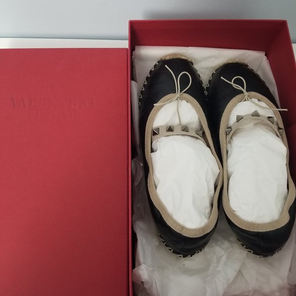 Valentino rock stud ballerina flats - Picture 1 of 3